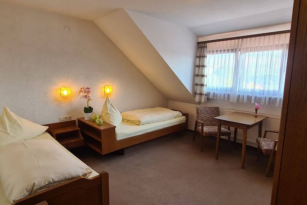 Ganze Wohnung, Doppelzimmer Bergblick mit 2 Einzelbetten - Pension Hauber in Suedlicher Schwarzwald, Herrischried