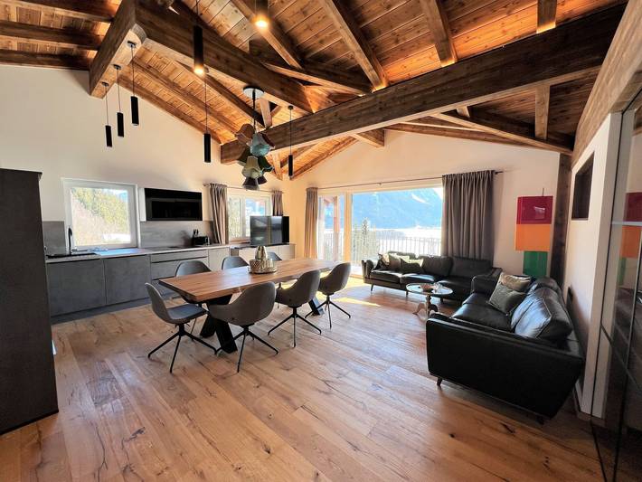 Ferienwohnung für 8 Personen, mit Balkon/Terrasse und Sauna