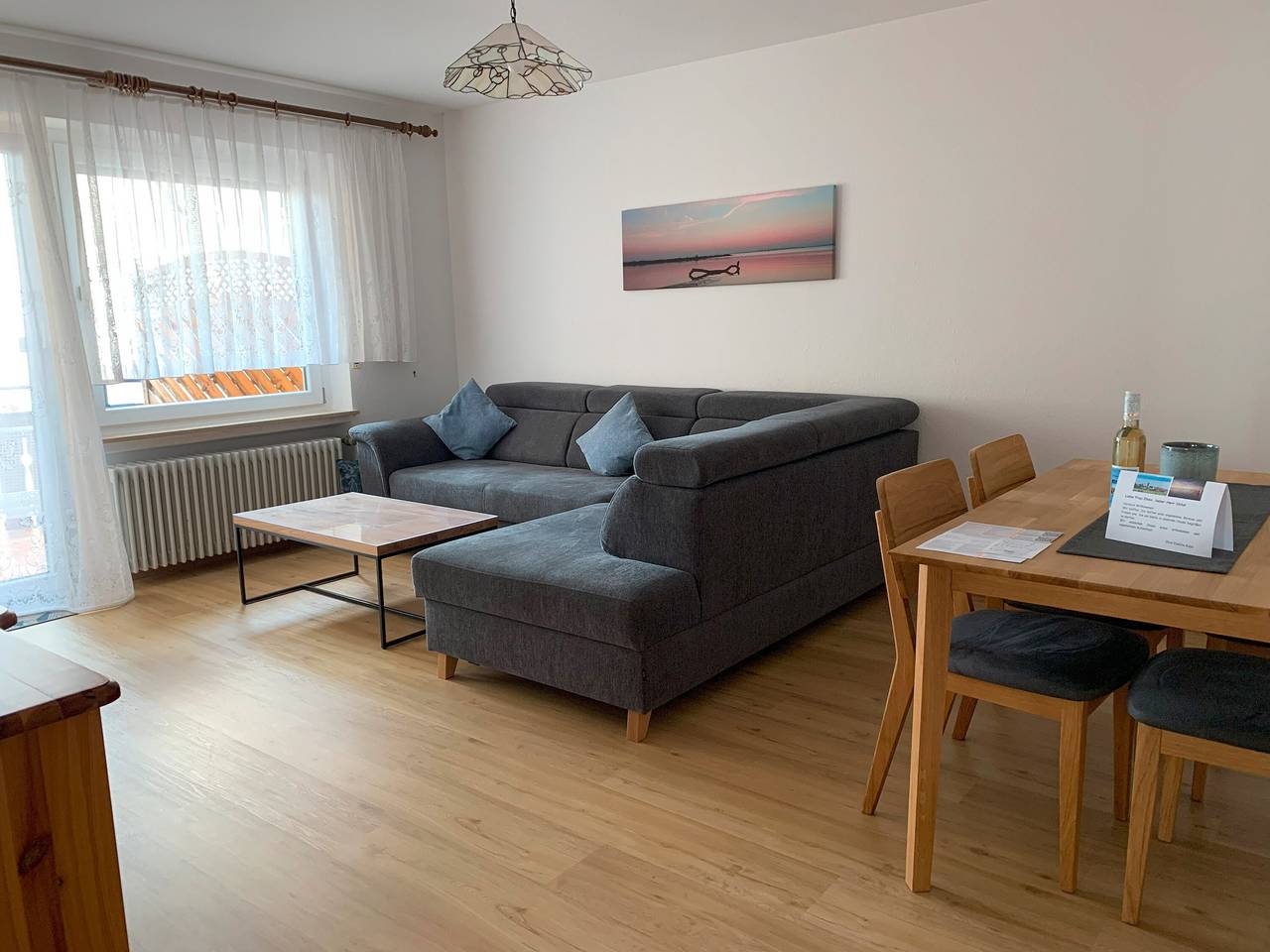 Appartement entier, Appartement "1" avec jardin privé, balcon et Wi-Fi in Hagnau, Obersee (Bodensee)