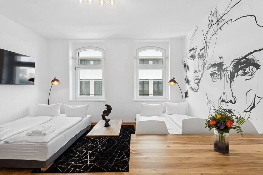 Apartamento entero, Arbio I Modern Art Suite for 6 in Leipzig Mitte, Leipzig