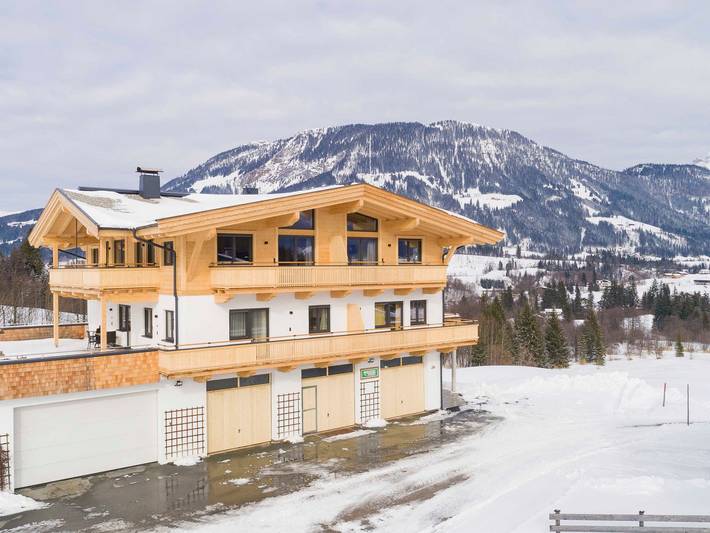 Ferienhaus für 4 Personen, mit Ausblick und Sauna sowie Garten, kinderfreundlich in Fieberbrunn