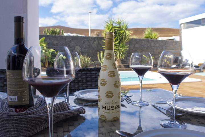 Villa für 8 Personen, mit Garten und Terrasse sowie Meerblick auf Lanzarote - 4