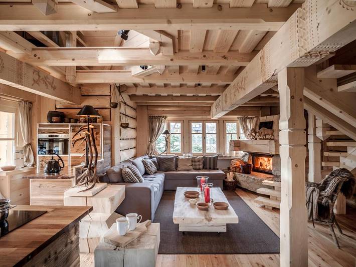 Chalet für 12 Personen, mit Sauna und Whirlpool sowie Garten - 1