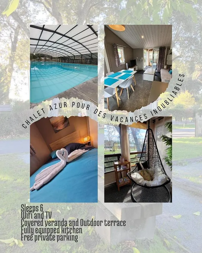 Chalet pour 6 personnes, avec jardin et piscine - 1