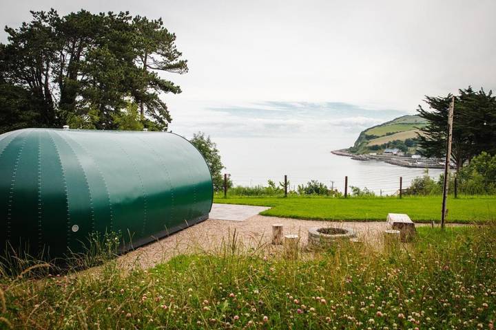Camping for 4 people, with garden and view in Northern Ireland