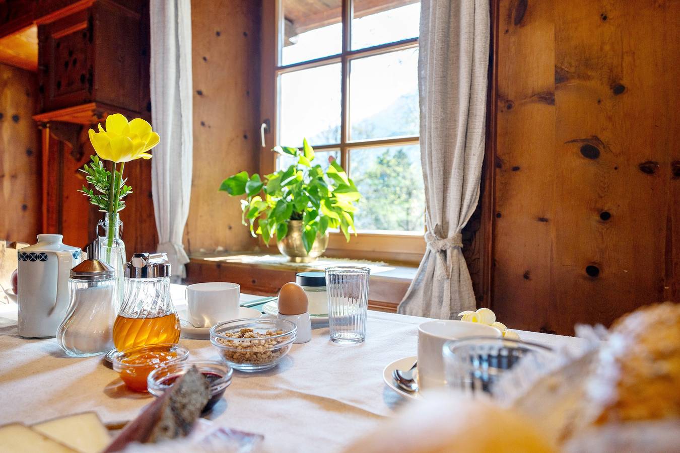 Zimmer 'Mayrhof Lavendelzimmer' mit Bergblick, Gemeinschaftsgarten und Wlan in St. Pankraz, Ortleralpen
