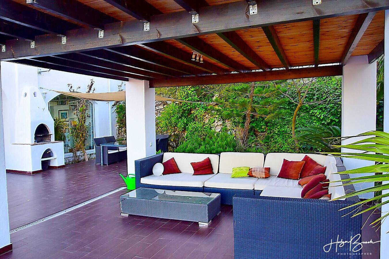 Villa 'Axarquia' con vistas al mar, piscina privada y aire acondicionado in Moclinejo, Costa del Sol