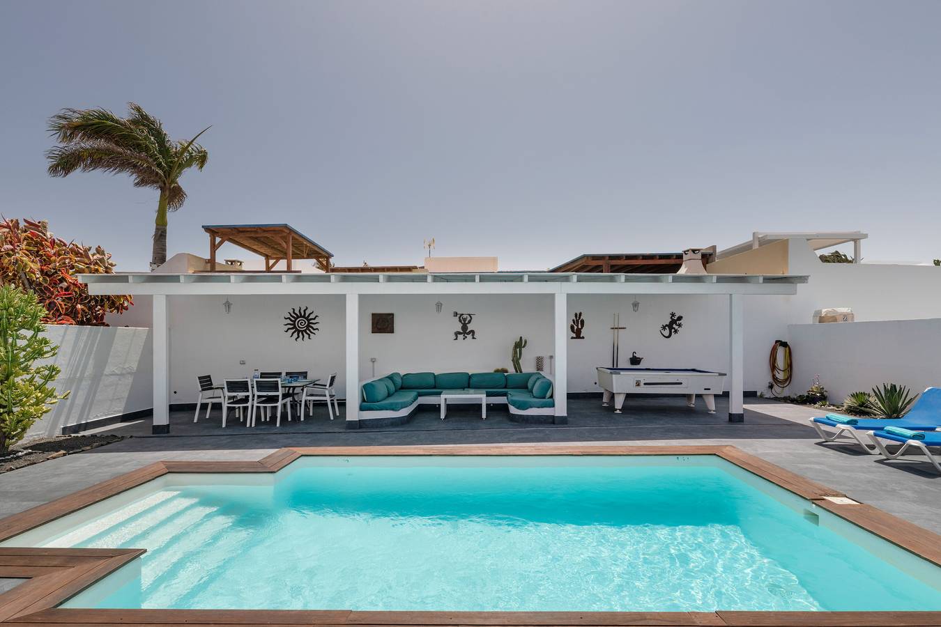Ferienvilla 'Lunamoon' mit Privat Pool, Wi-Fi und Klimaanlage in Playa Blanca, Yaiza