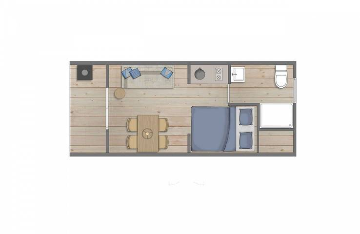 Ferienhaus für 2 Personen, mit Balkon/Terrasse und Terrasse in Südholland - 2