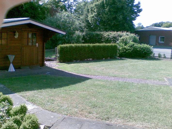 Ferienwohnung für 3 Personen, mit Terrasse und Garten