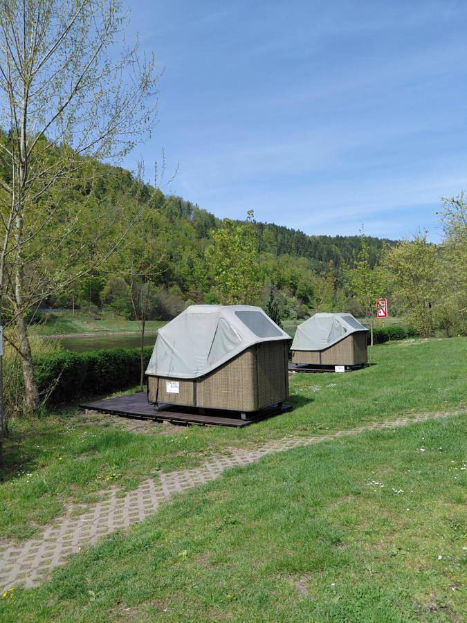 Campingplatz und Quartier am Treidlerweg in Königstein, Elbsandsteingebirge