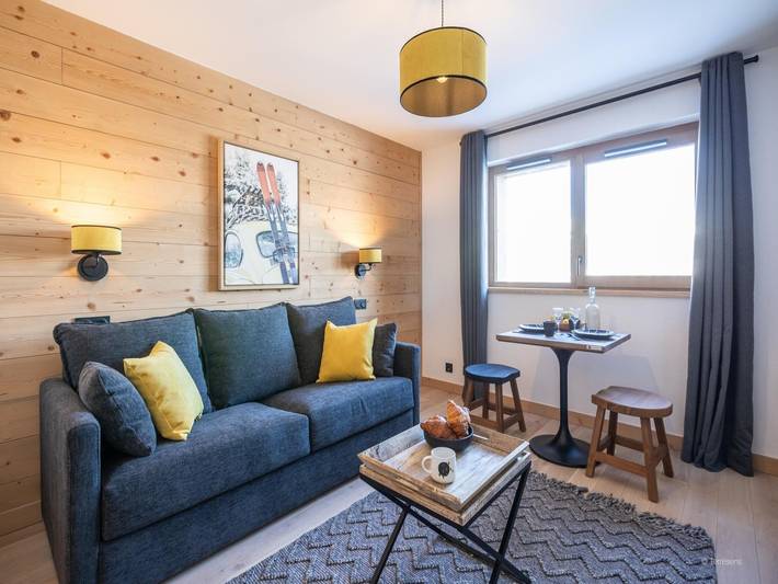 Gîte pour 2 personnes, avec balcon et sauna ainsi que jacuzzi et piscine, adapté aux familles dans Aime-la-Plagne - 3