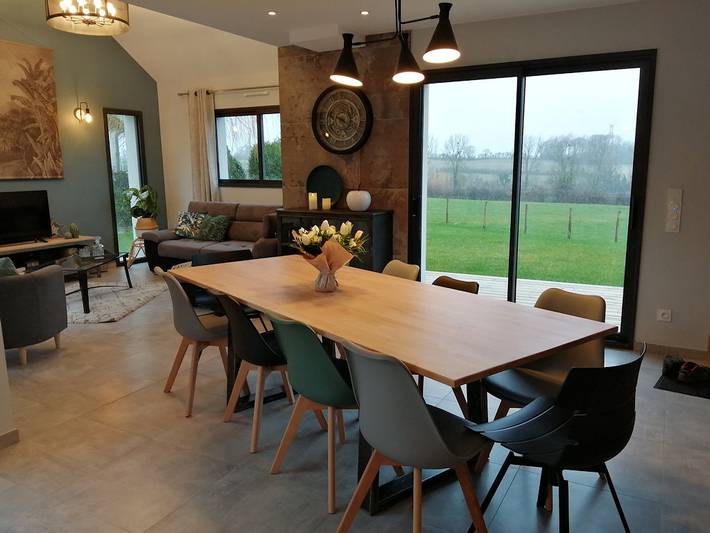 Location de vacances pour 10 personnes, avec terrasse et jardin à Wierre-Effroy - 4