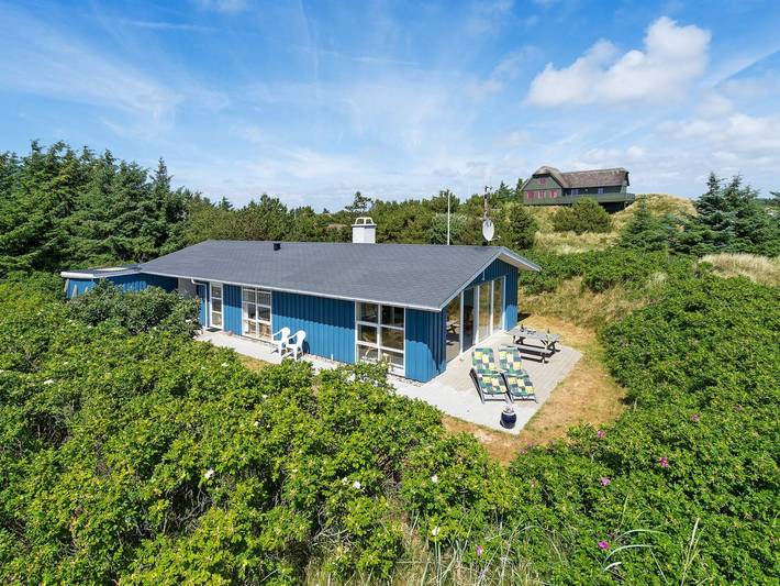 Ferienhaus für 6 Personen, mit Terrasse und Sauna in Vejers Strand