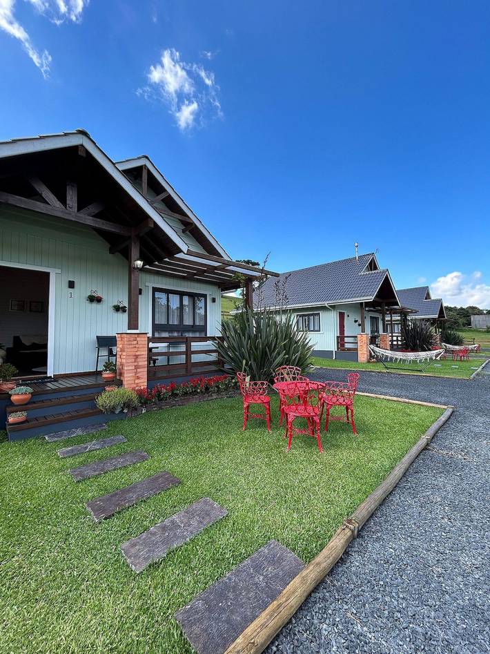 Casas e apartamentos de temporada para 7 pessoas, com balcão e jardim em Urubici