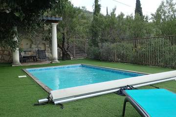 Gîte pour 4 personnes, avec jardin et balcon à Ruoms