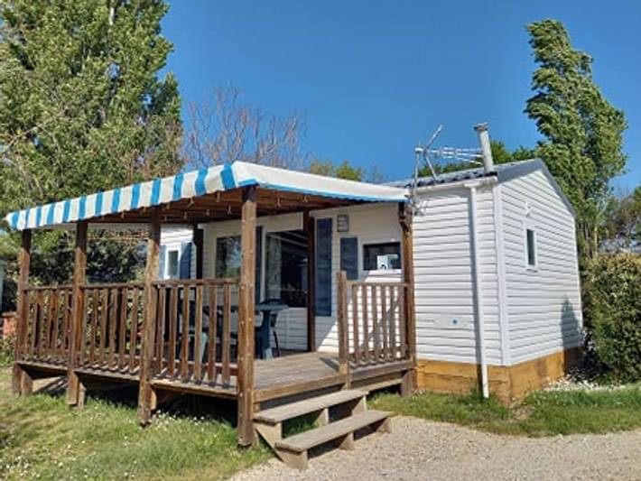 Camping Les P'tites Maisons dans la Prairie - Mobilheim 4 personen - Mobilheim Welcome - 2Ch 4 pers in Sallertaine, Vendée