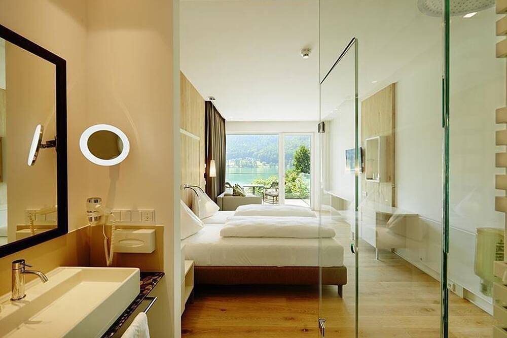 Doppelzimmer 'Casanova' Üf - Amerika-Holzer Hotel Resort in Karawanken und Bachergebirge, Sankt Kanzian am Klopeiner See