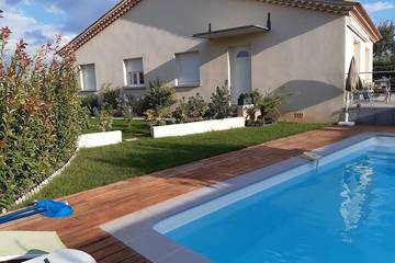 Gîte pour 5 personnes, avec jardin à Lansargues