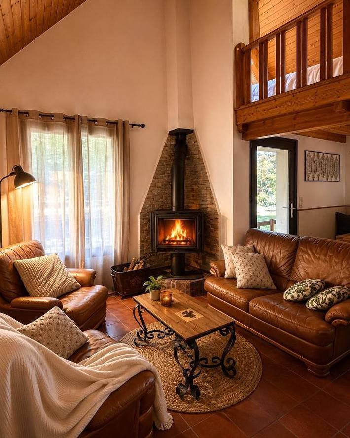Location de vacances pour 6 personnes, avec vue ainsi que jardin et terrasse, adapté aux familles à Moutiers-en-Puisaye