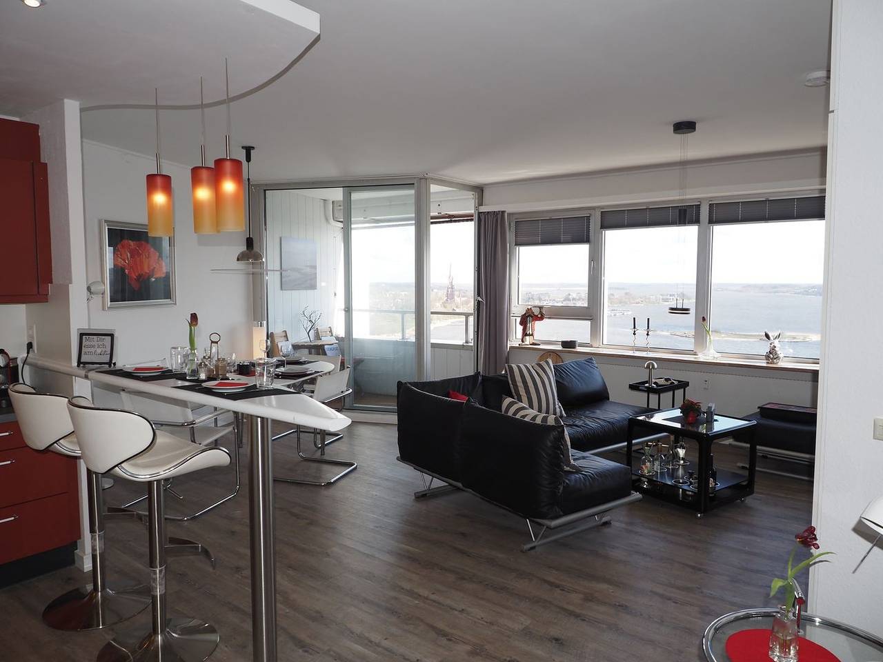 Apartamento entero, Schleiverliebt im Wikingturm 21.5 - 21. Stock, Aufzug, Tiefgaragen-Stellplatz in Schleswig (ciudad), Schleswig & Surroundings