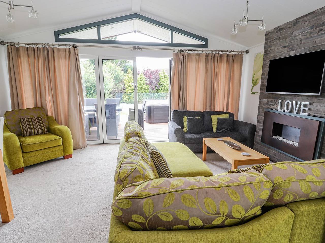 Honeysuckle Lodge in Rhyl, Conwy en omgeving