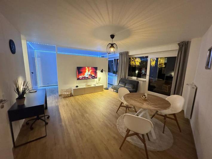 Ferienwohnung für 3 Personen, mit Balkon und Garten sowie Ausblick in Kleve