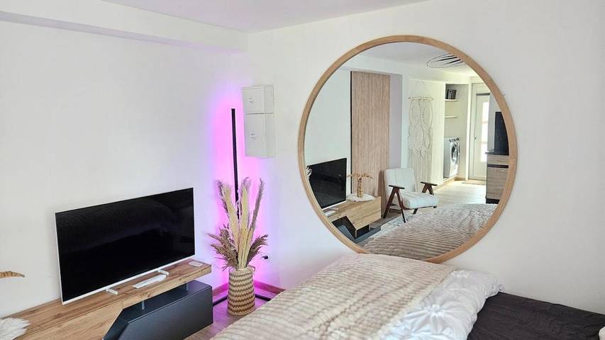 Appartement de vacances pour 2 personnes, avec vue et jardin
