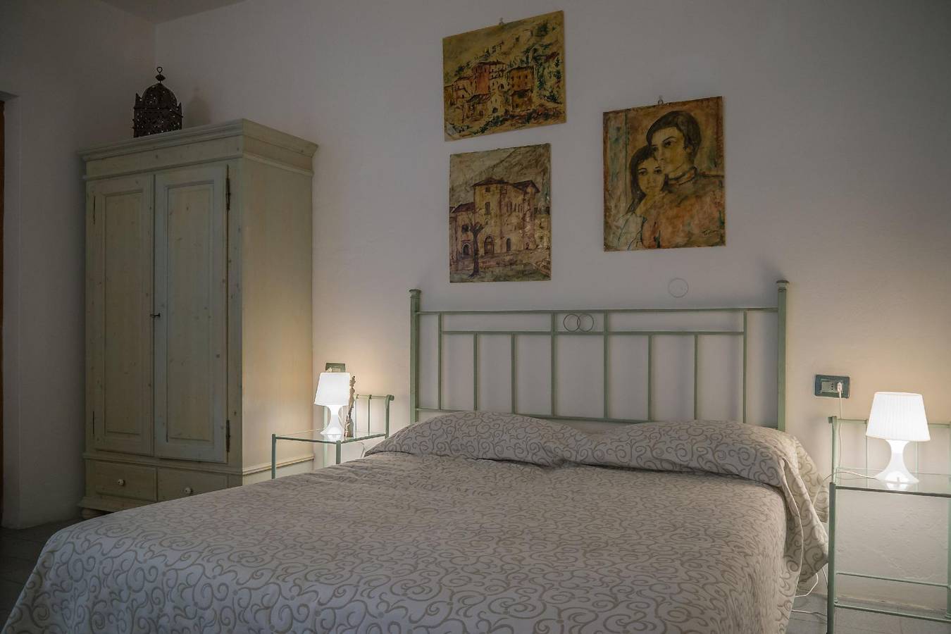 Geheel vakantieappartement, Studio voor 2 personen  + 1 kind ca. 35 qm in Pieve Vecchia, Gardameer (westoever van het Gardameer) in Manerba del Garda, Garda Bergen