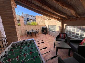 Gîte pour 4 personnes, avec terrasse à Abiego