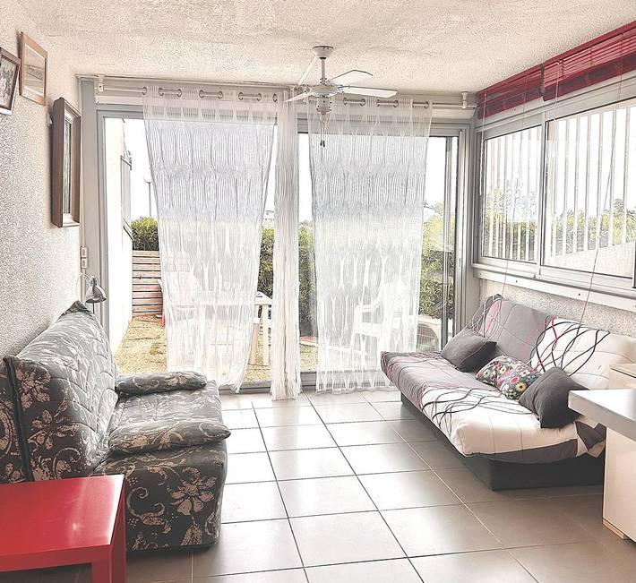 Studio für 2 Personen, mit Terrasse und Balkon/Terrasse, mit Haustier in Le Barcarès - 3