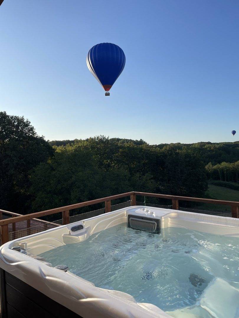 Vallée des Châteaux, piscine, spa, clim. in Saint-Cybranet, Périgord Noir