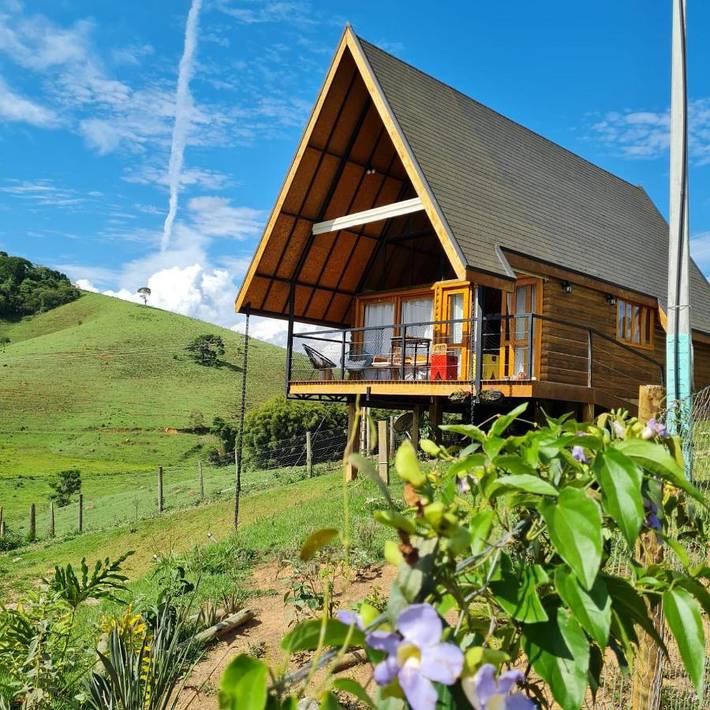 Camping für 4 Personen, mit Garten und Sauna sowie Ausblick, mit Haustier in Brasilien