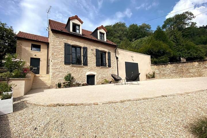 Maison de vacances pour 8 personnes, avec jardin et vue, animaux acceptés