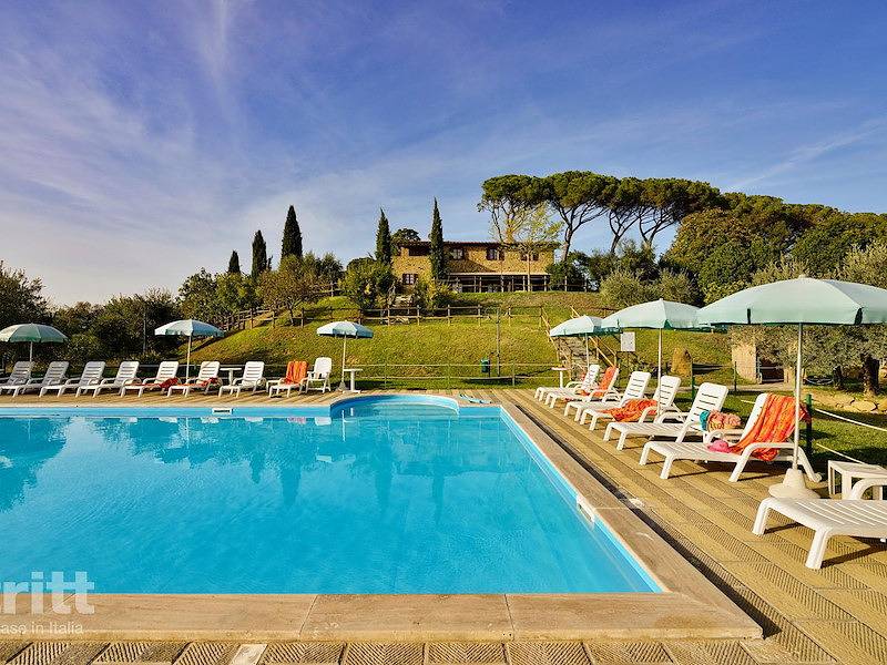 Tritt — Questo appartamento per quattro persone a Città della Pieve si trova su una collina tra gli ulivi in Città della Pieve, Perugia e dintorni