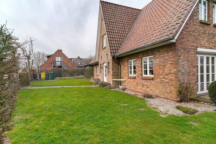 Ganze Wohnung, Apartment Friesenhaus Liebesallee Nr. 6 mit Garten, Balkon und Wlan in Pellworm, Nordfriesland