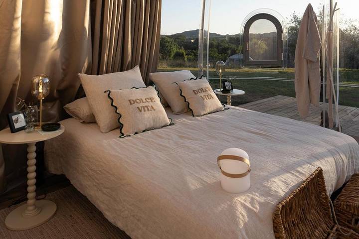 Tente pour 2 personnes, avec vue et jardin en Corrèze - 4