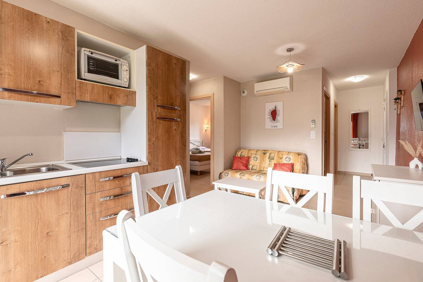 Appartamento intero, Appartamento vacanze per 6 persone con terrazza in Oletta, Calvi e dintorni