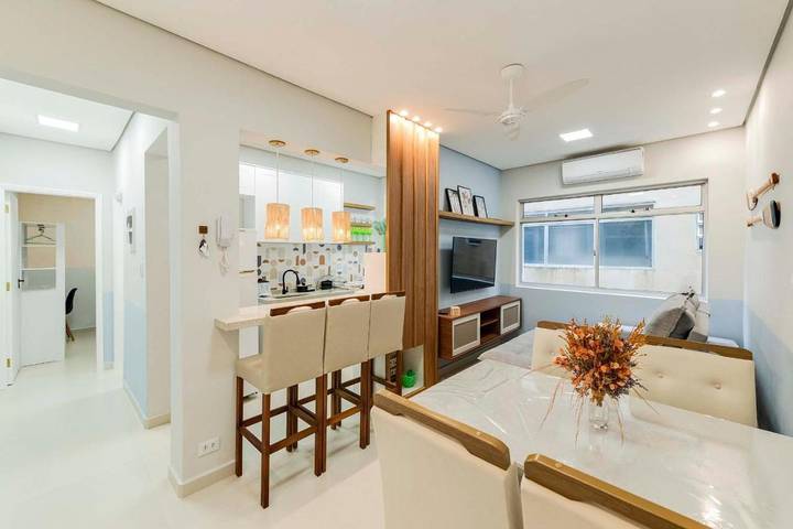 Casas e apartamentos de temporada para 6 pessoas, com jardim em Tortuga (Guarujá)