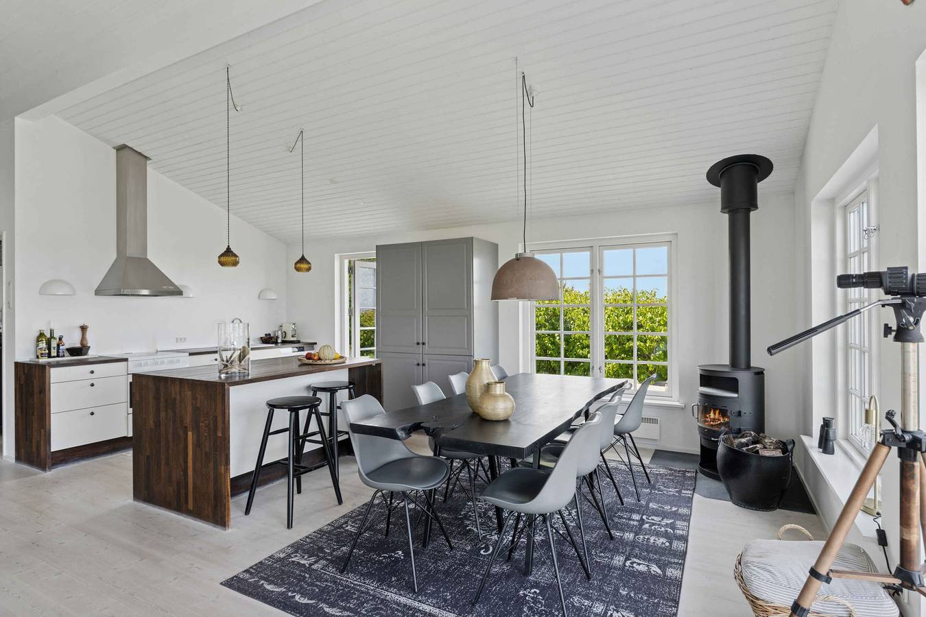 Vue mer magique – de la terrasse à l’horizon in Listed, Svaneke