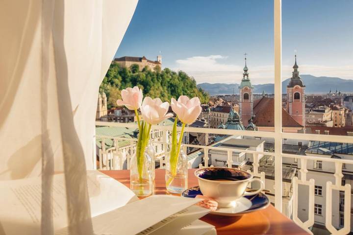 Hotel für 4 Personen, mit Balkon und Garten sowie Pool und Sauna in Ljubljana