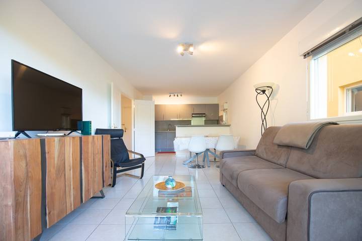 Appartement de vacances pour 3 personnes, avec Terrasse et Piscine