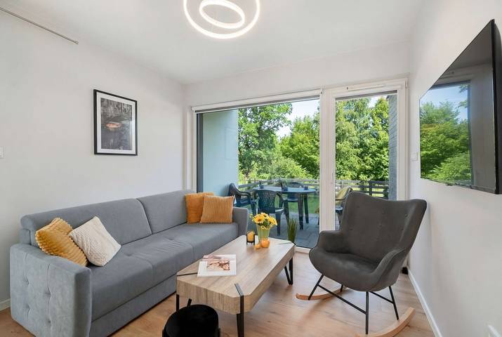 Apartament wakacyjny dla 4 osób, z balkon i ogród, Dla rodziny w Jelenia Góra
