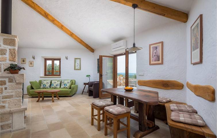 Rustikale Villa Mario mit Pool, Meerblick, Panoramablick, ruhiger Lage, Grill, Familie in Povlja, Brac
