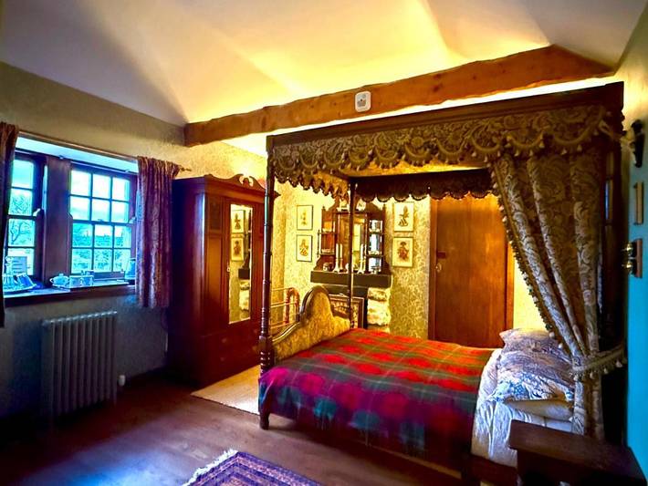 Holiday letting for 2 people, with Hot tub and Terrace as well as Garden and View in Dalbeattie
