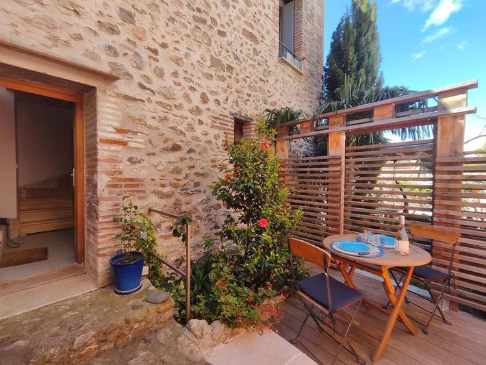 Maison de vacances pour 2 personnes, avec Terrasse à Laroque-des-Albères