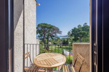 Gîte pour 4 personnes, avec balcon, animaux acceptés à Corbara