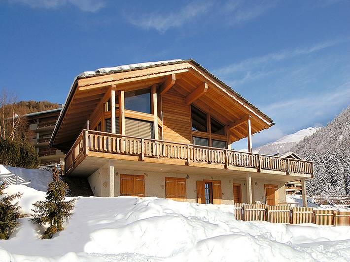 Chalet für 10 Personen, mit Ausblick und Garten in Veysonnaz