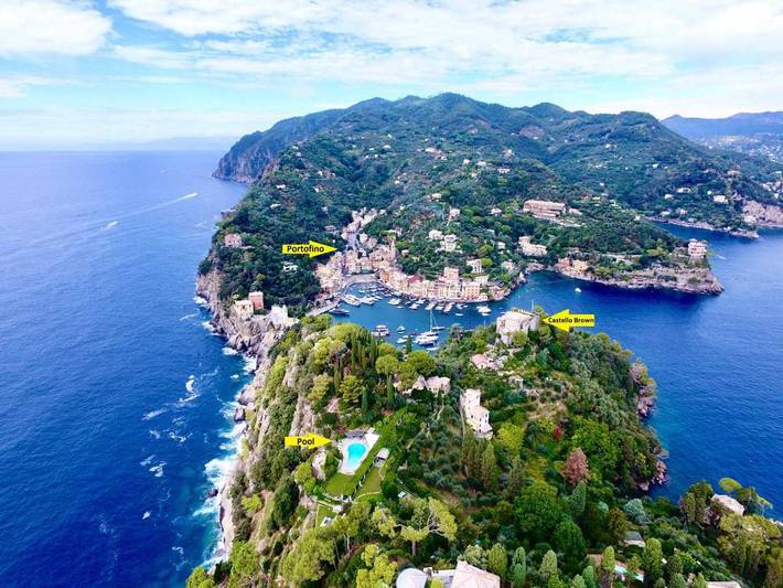 Ferienhaus für 10 Personen, mit Ausblick und Garten sowie Pool in Portofino - 4