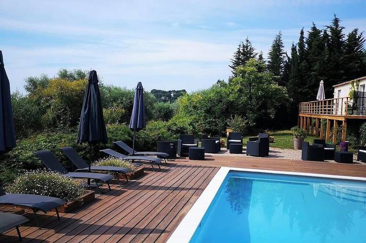 Ferienhaus für 4 Personen, mit Pool und Garten - 1